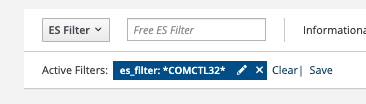 Hunting ES Filter with Wildcards