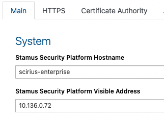 Management IP address