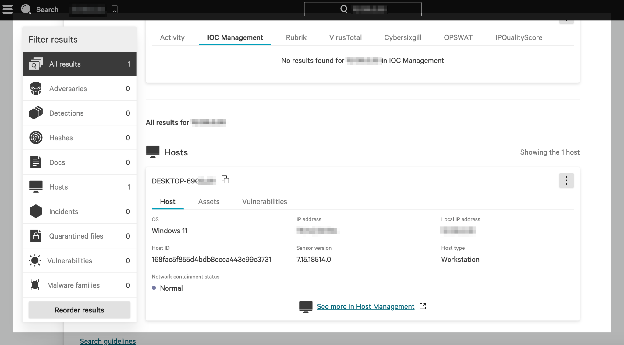 CrowdStrike External links integration example