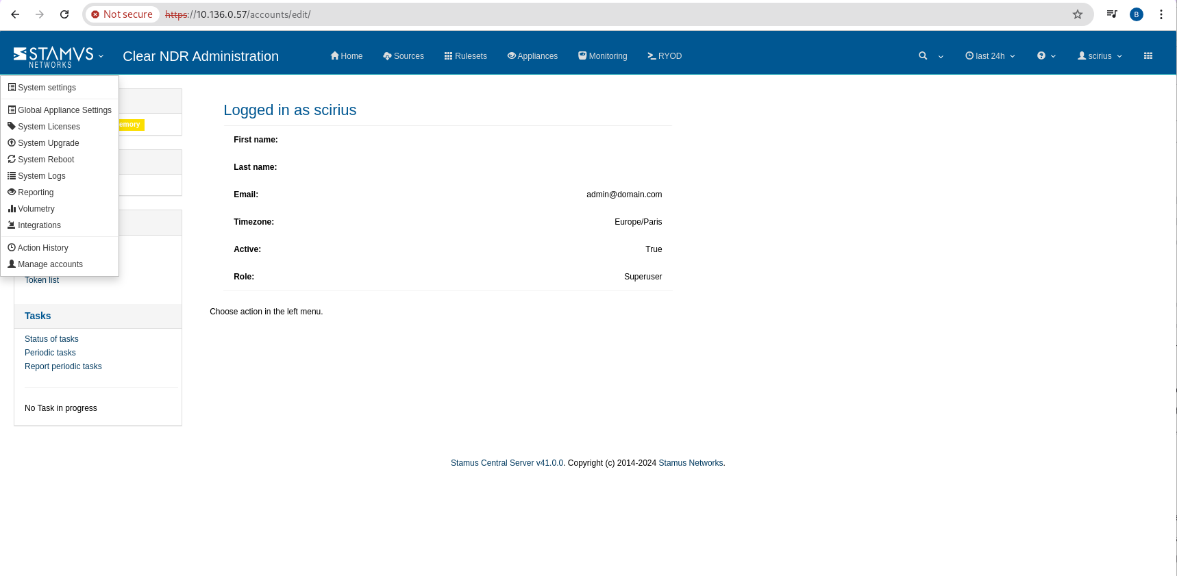 Splunk Cloud Setup integration example
