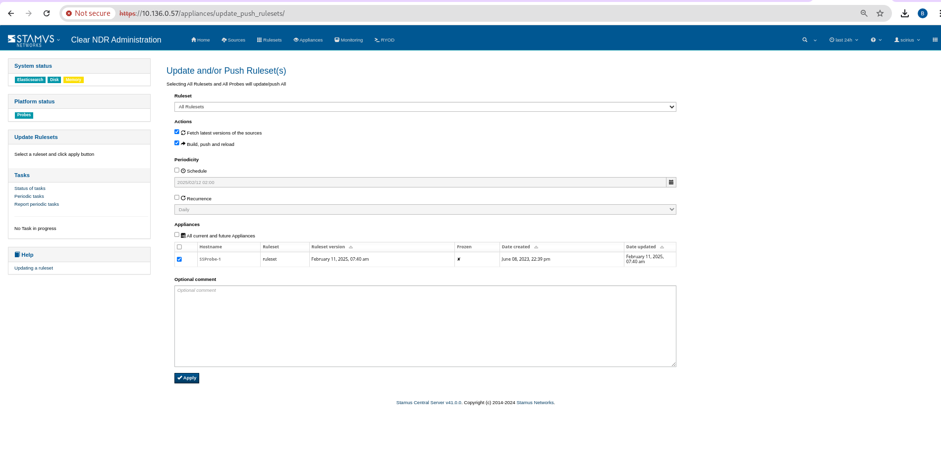 Splunk Cloud Setup integration example