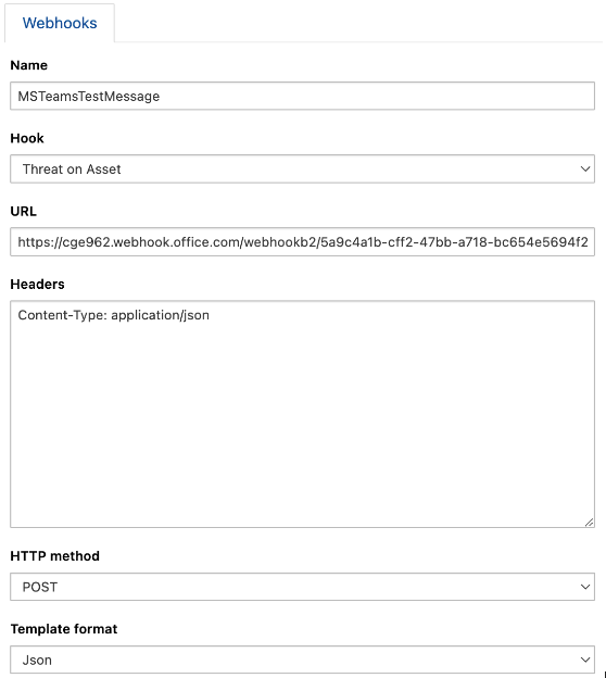 MS Teams integration example