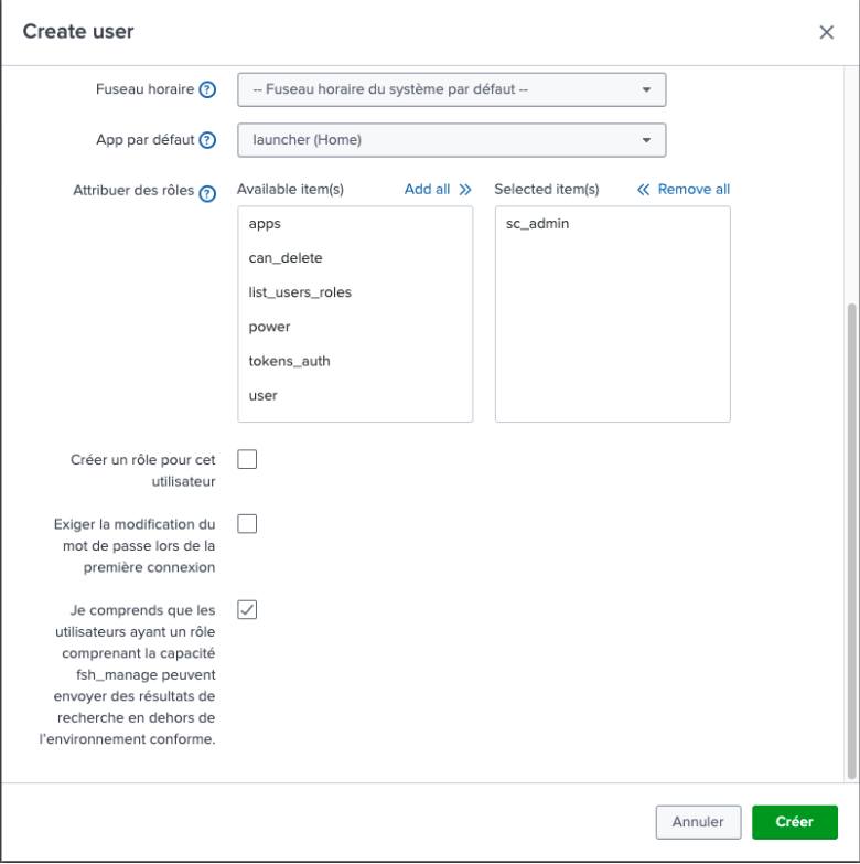 Splunk Cloud Setup integration example